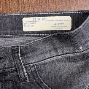 Diesel W31 Low (Waist W26) Jeans , Orig $295, Worn Few Times Only